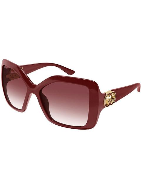GUCCI Women's GG2015S 59mm Retro Square Sunglasses