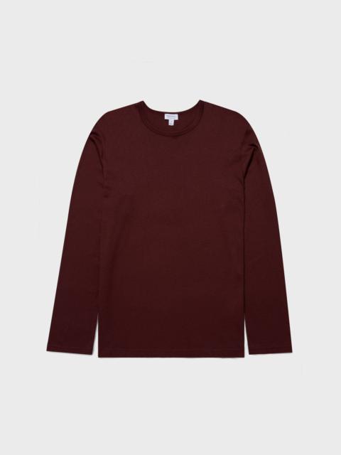 Long Sleeve Cotton Modal Lounge T‑shirt