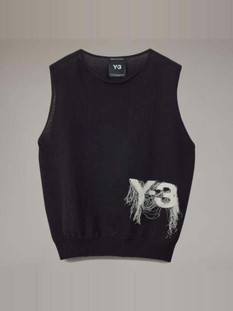 Y-3 Y-3 Logo Knit Vest