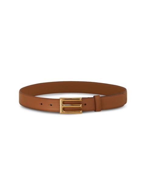 Etro logo-buckle leather belt