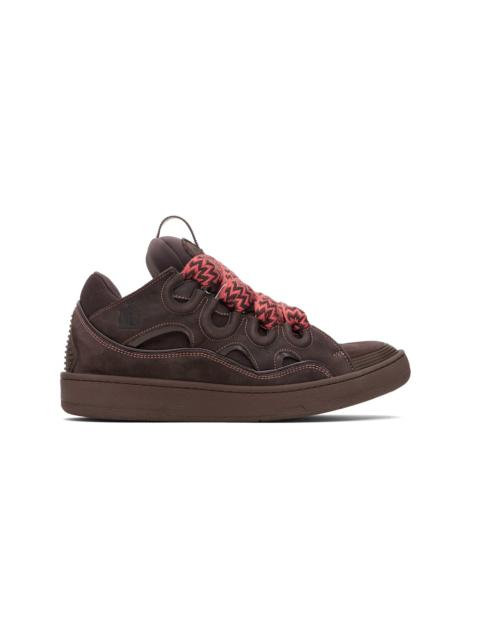 Lanvin Brown Curb Sneakers