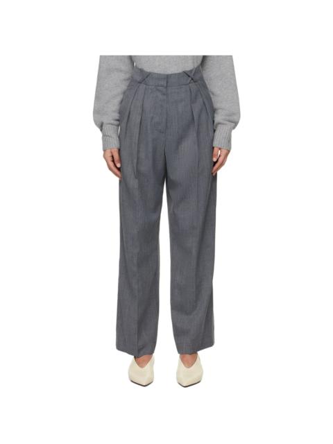 RÓHE Gray Tailored Trousers