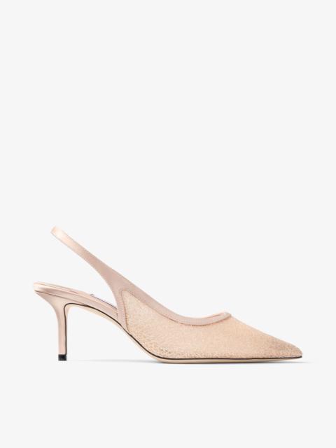 JIMMY CHOO Love Sling Back 65 Macaron Candyfloss Glitter Slingbacks