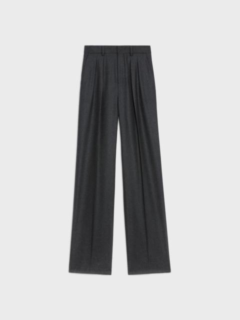 CELINE Tixie pants in Cashmere flannel