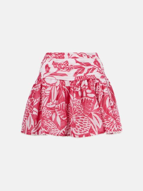 Poupette St Barth Mini Skirt Chantal - Pink Jengel