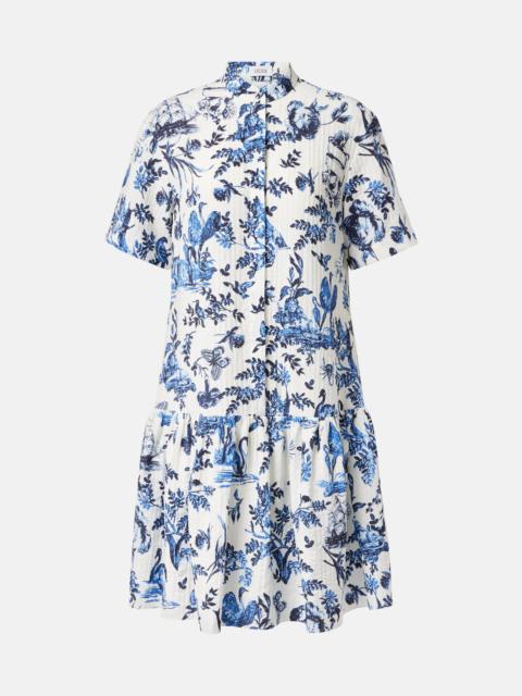 Erdem Floral poplin minidress