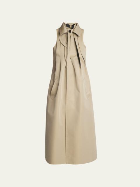 sacai Pleated Maxi Trench Vest