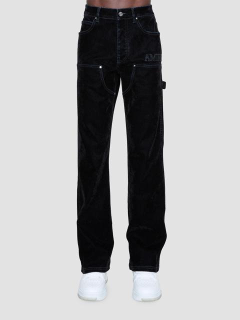 AMIRI Men's Flock Denim Carpenter Jeans - Black