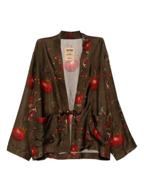 UMA WANG graphic-print blouse