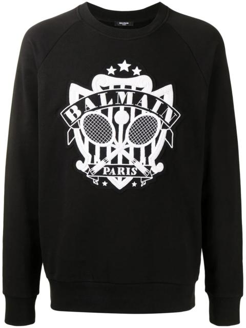 Balmain logo-embellished sweatshirt