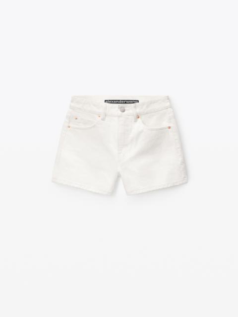 SHORTY HIGH-RISE SHORT IN DENIM