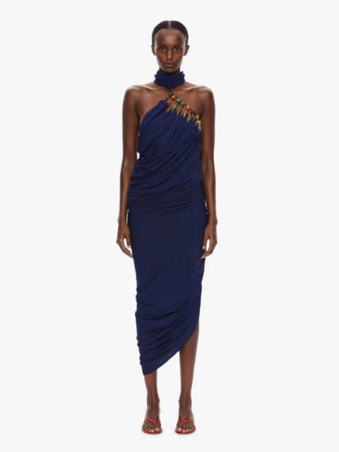 CHRISTOPHER ESBER Tropique Droplet Halter Dress