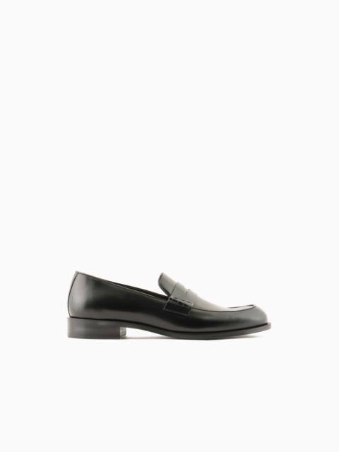 GIORGIO ARMANI Leather loafers