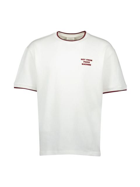 Drôle de Monsieur Le T-Shirt Slogan Pique