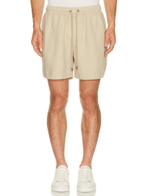 onia Air Linen Pull On Short 6"