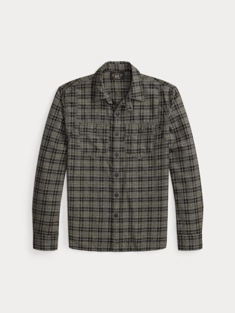RRL by Ralph Lauren Plaid Twill Workshirt
