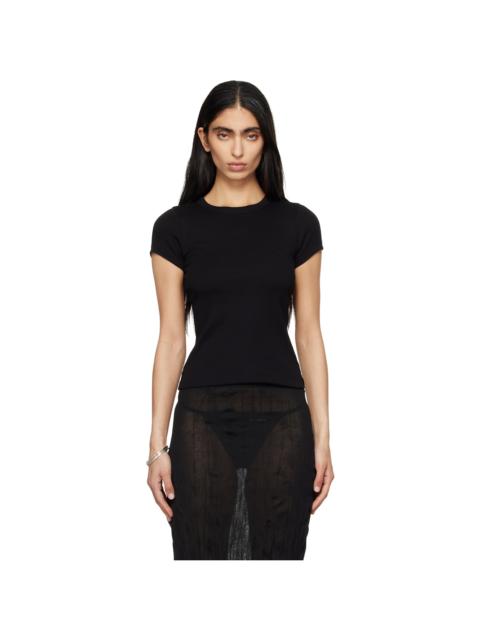FLORE FLORE Black Car Baby T-shirt
