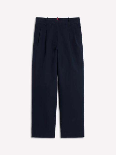 BODEN Bloomsbury Cotton Pants-NAVY