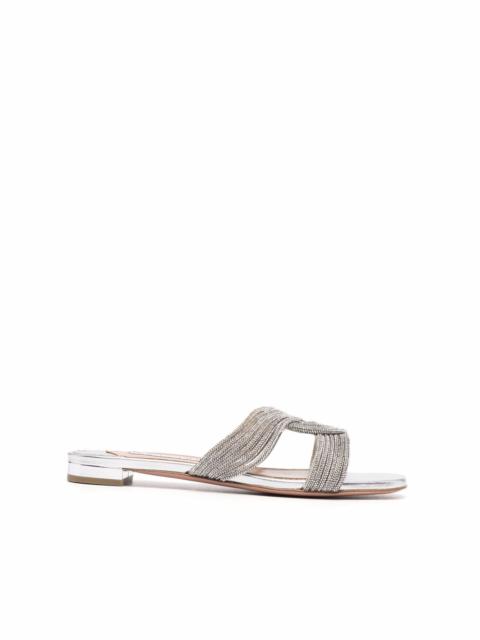 AQUAZZURA Gatsby flat sandals