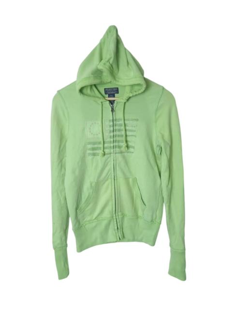 Other Designers Polo Ralph Lauren Green Zip Hoodie Y2K Style
