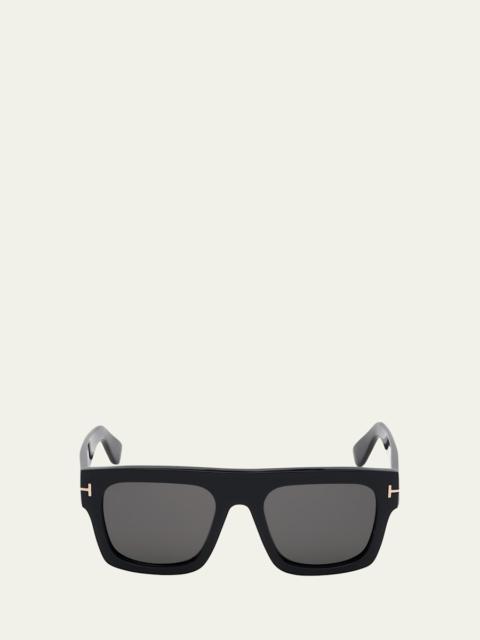 TOM FORD Men's Fausto Thick Acetate Sunglasses