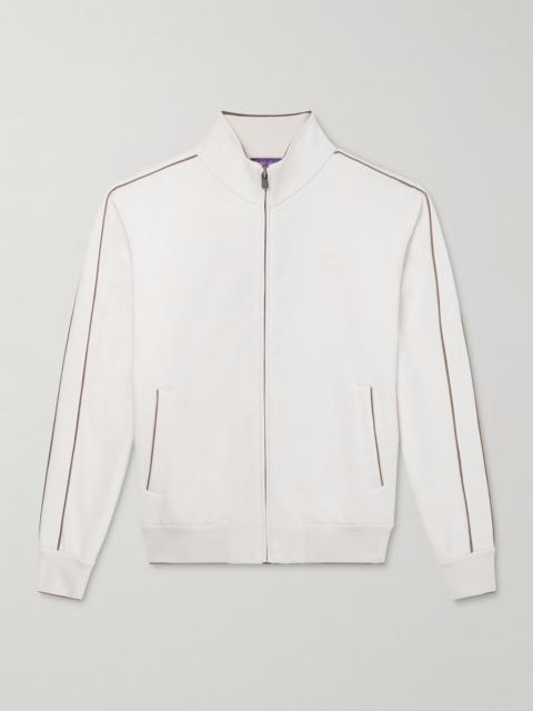 Ralph Lauren Wimbledon Logo-Embroidered Cotton and Cashmere-Blend Sweater