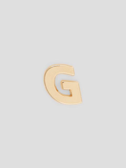 MSGM Single brass G charm