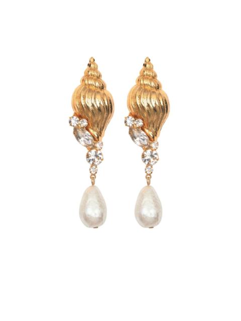 Aspene pearl-detailing earrings
