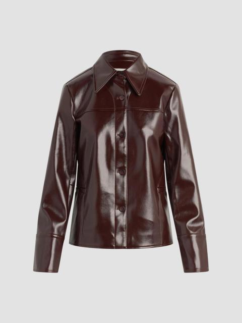 Joe's Jeans Women's The Daisy Faux Leather Jacket - Bordeaux