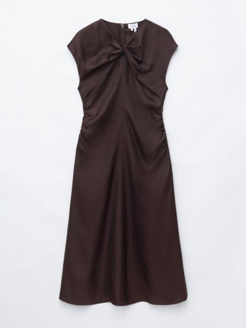 & Other Stories Twisted Silk Dress