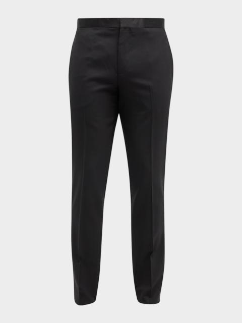 Theory Men's Mayer Stretch-Wool Tuxedo Pants