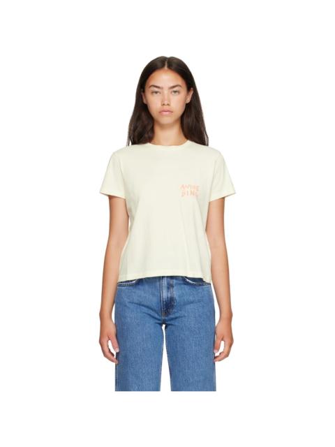 ANINE BING Off-White Shelley Surfer T-shirt