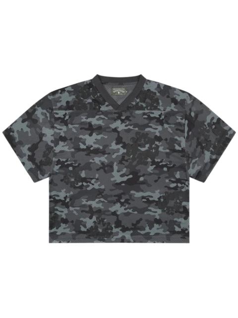 DENIM TEARS Denim Tears Camo Cotton Wreath Mesh Football Top Black