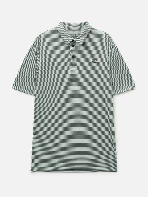 LACOSTE ULTRA DRY STRIPED GOLF POLO SHIRT