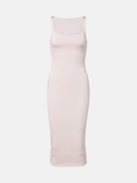 Alaïa Knitted jersey midi dress