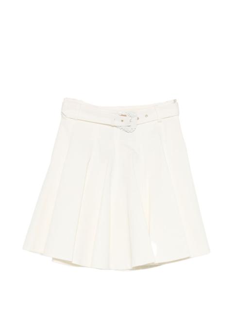 VERSACE JEANS COUTURE pleated belt skirt