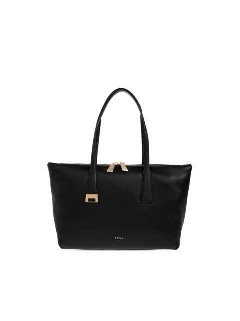 FURLA top handle leather tote bag