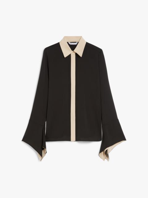 Max Mara PIO Colour block silk shirt