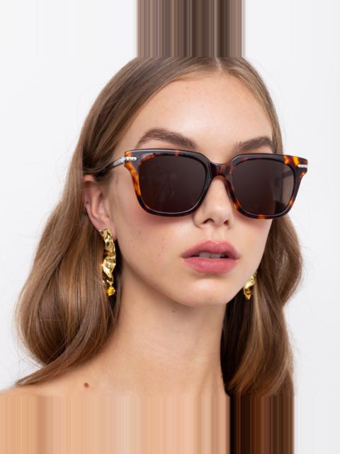 EMPIRE D-FRAME SUNGLASSES IN TORTOISESHELL