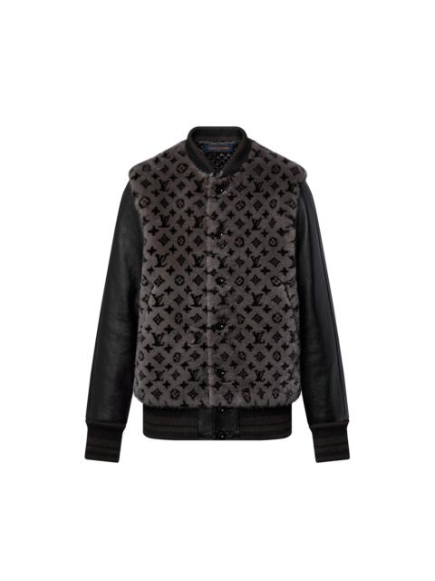 Louis Vuitton Monogram Mink Varsity Jacket