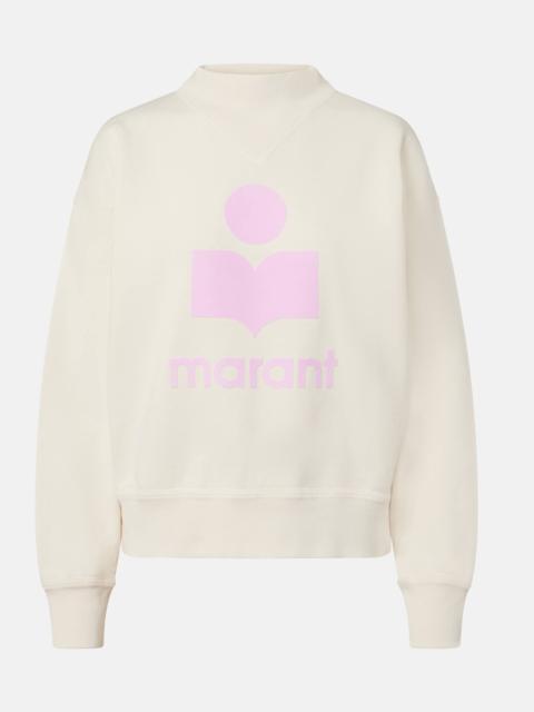 Isabel Marant Étoile Logo cotton-blend fleece sweatshirt
