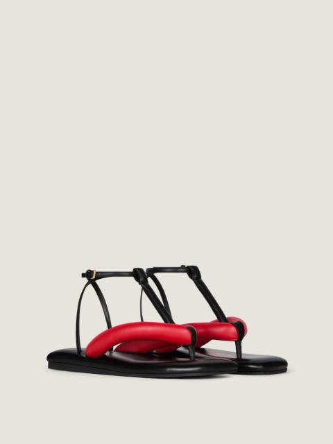 Givenchy BOUDOIR BICOLOR THONGS IN NAPPA LEATHER