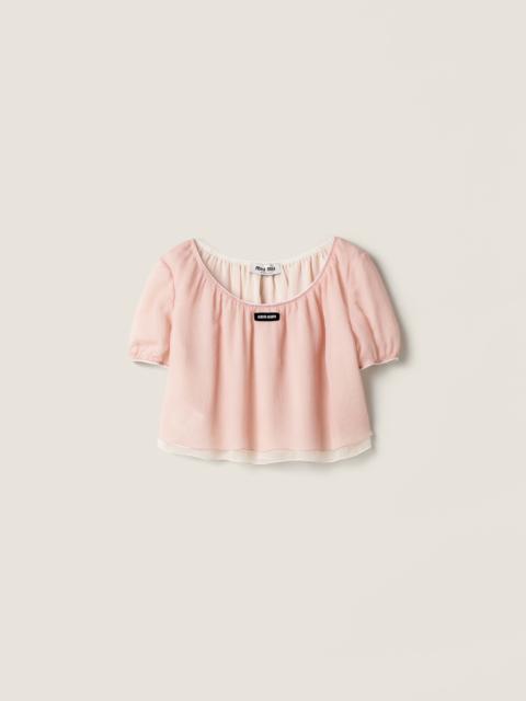 Miu Miu Chiffon top