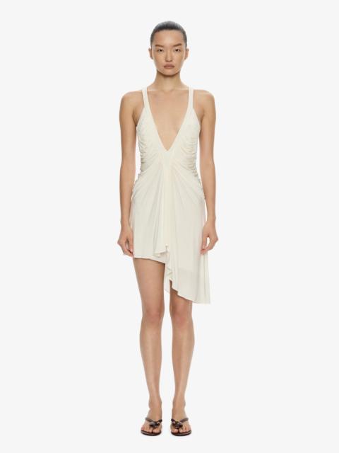 CHRISTOPHER ESBER Suspended Jersey Fluted Mini Dress