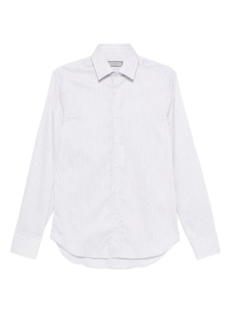 Canali pinstripe long-sleeve shirt