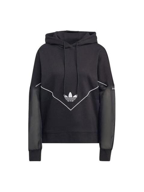 adidas (WMNS) adidas Original ADICOLOR Hooded Top 'Black' IC5380