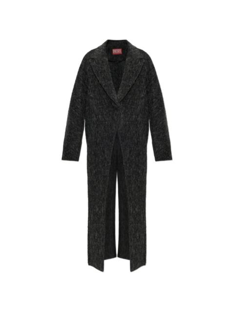 Diesel brushed-effect coat