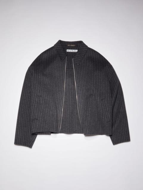 Acne Studios Pinstripe jacket - Grey/white