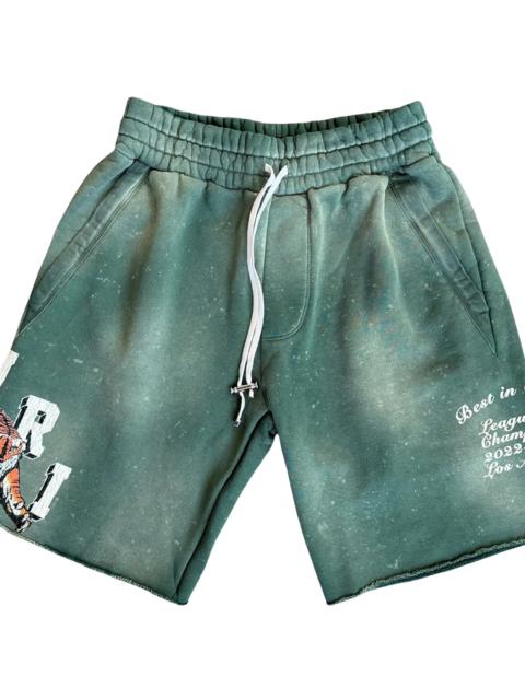 AMIRI Tiger Logo Shorts "Green & White" PF23MJP003 310