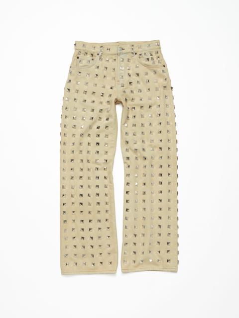 Studded jeans - Loose fit - Silver grey